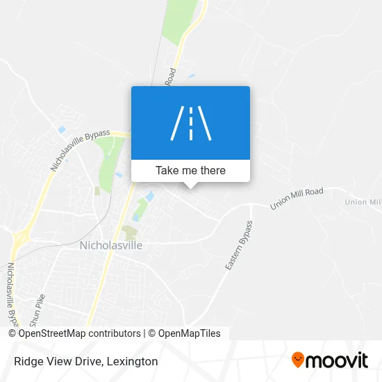Ridge View Drive map