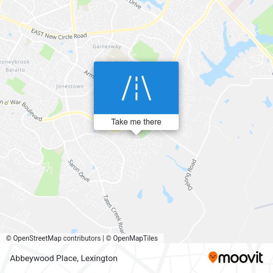 Mapa de Abbeywood Place