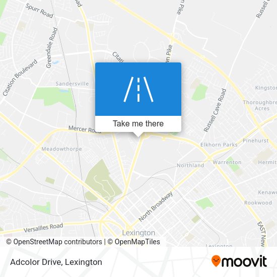 Mapa de Adcolor Drive