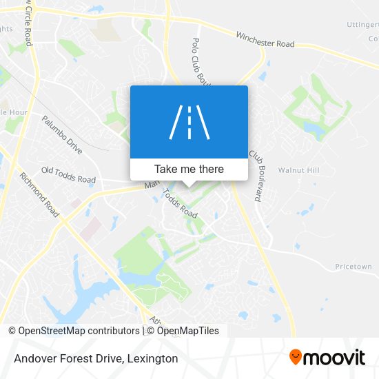 Andover Forest Drive map