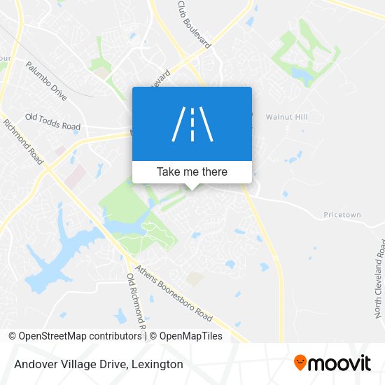 Andover Village Drive map