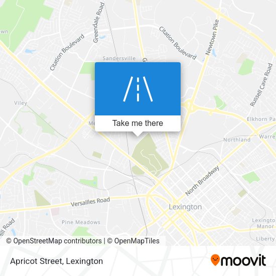Mapa de Apricot Street