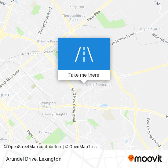 Arundel Drive map