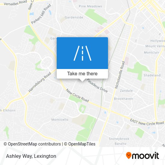 Mapa de Ashley Way