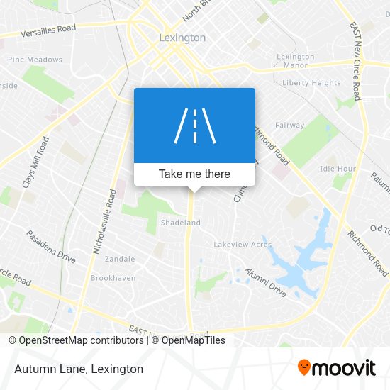Mapa de Autumn Lane