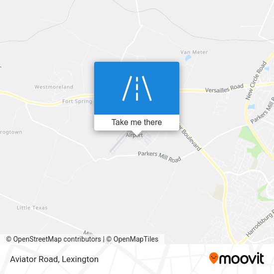 Mapa de Aviator Road