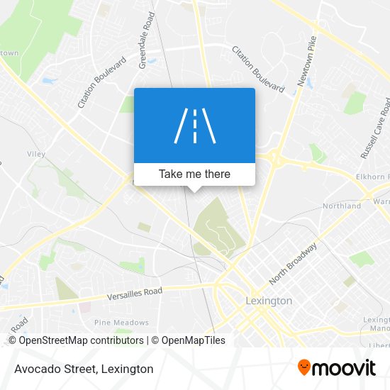 Mapa de Avocado Street