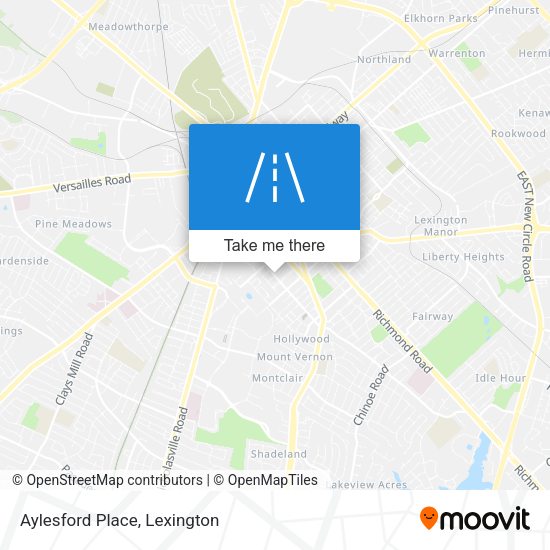 Aylesford Place map