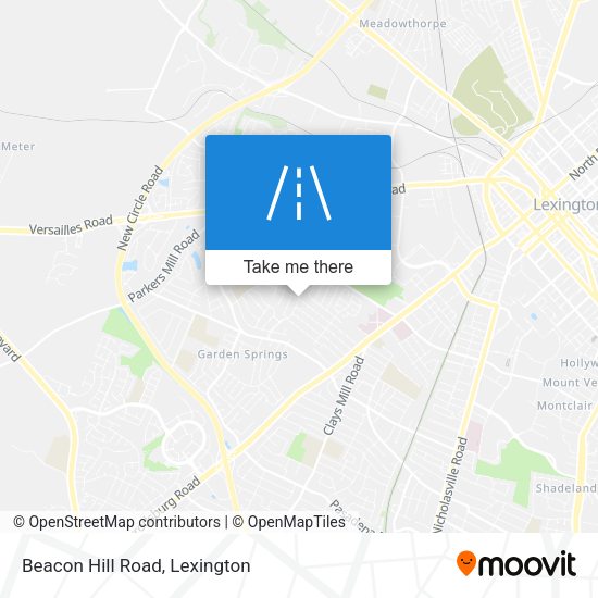 Beacon Hill Road map