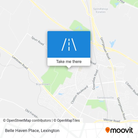 Belle Haven Place map