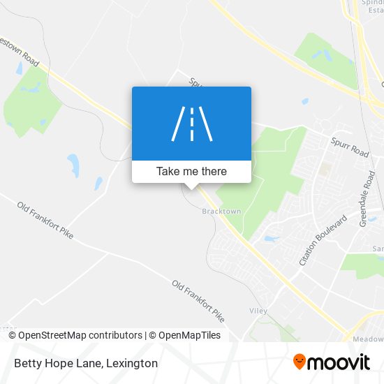 Mapa de Betty Hope Lane