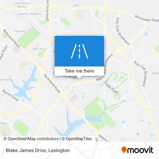 Blake James Drive map