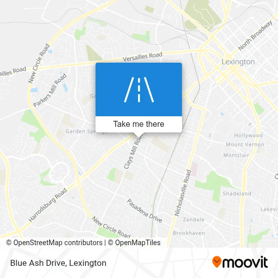 Blue Ash Drive map