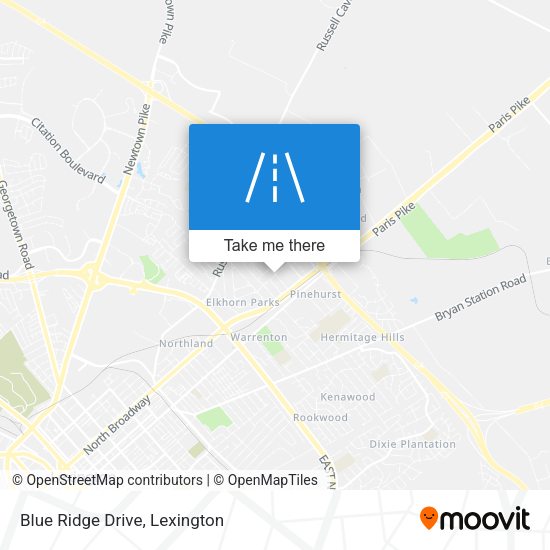 Blue Ridge Drive map