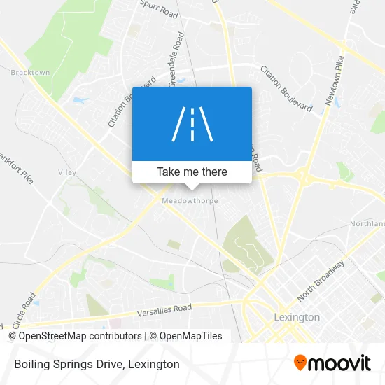 Boiling Springs Drive map