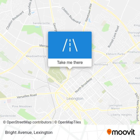 Mapa de Bright Avenue