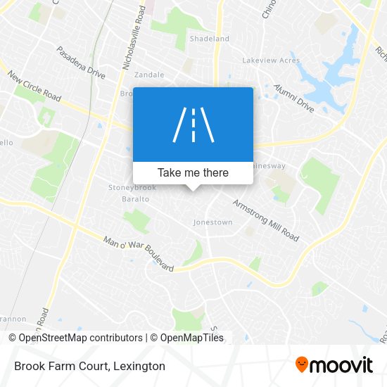 Brook Farm Court map