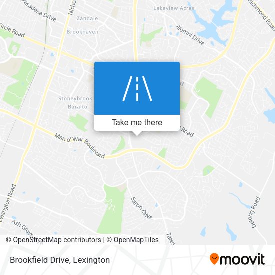 Mapa de Brookfield Drive
