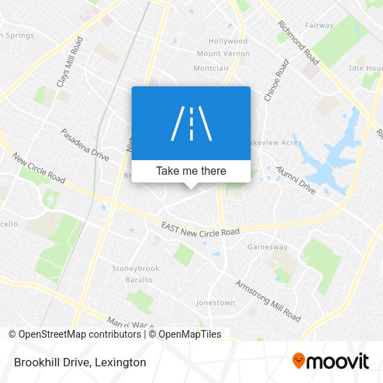 Mapa de Brookhill Drive