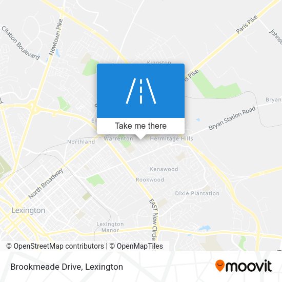Mapa de Brookmeade Drive