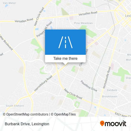 Mapa de Burbank Drive