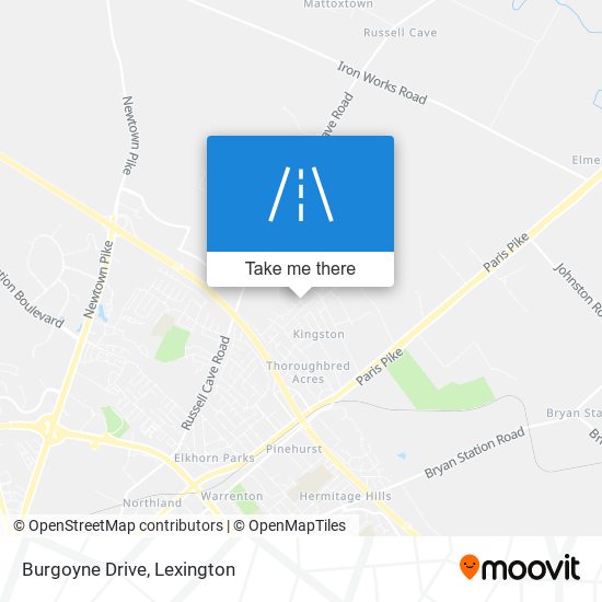 Burgoyne Drive map