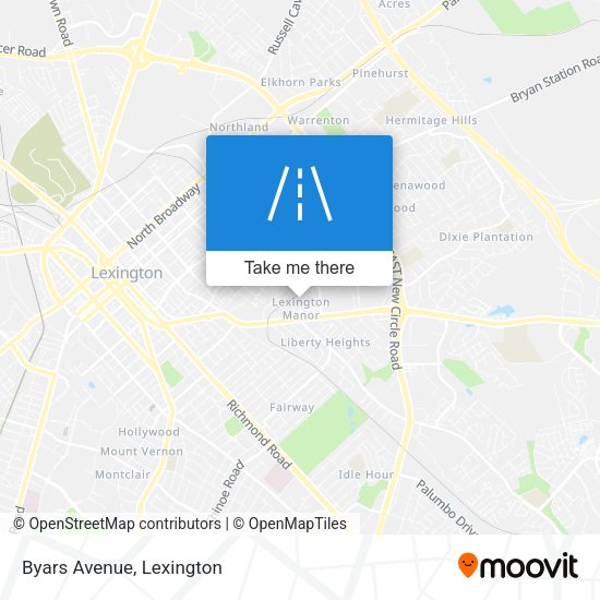 Mapa de Byars Avenue