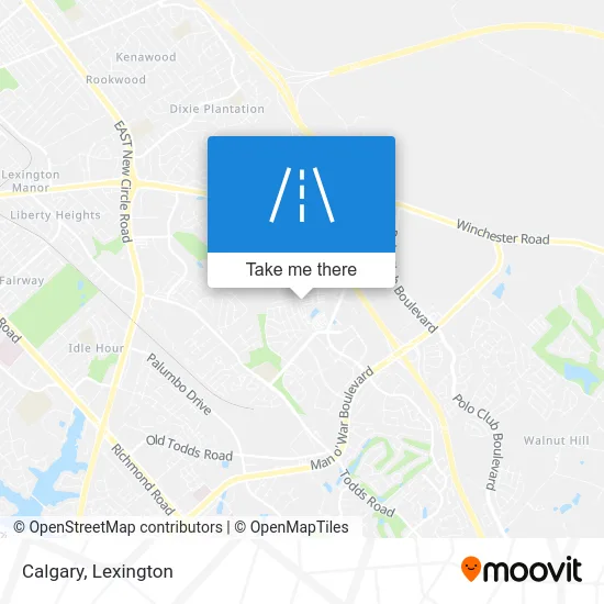 Calgary map