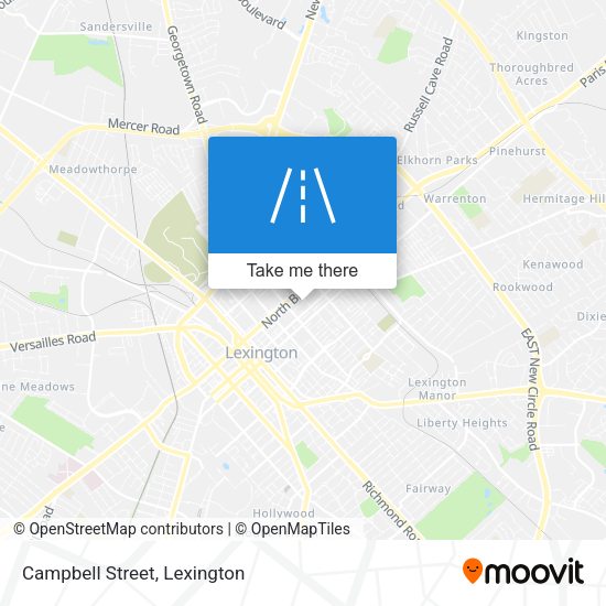 Mapa de Campbell Street