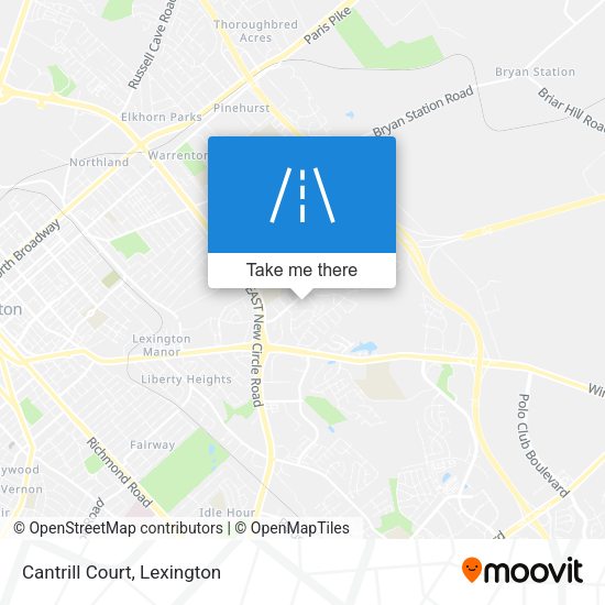 Mapa de Cantrill Court