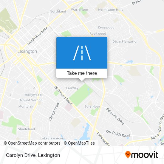 Mapa de Carolyn Drive