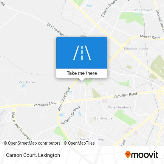 Carson Court map