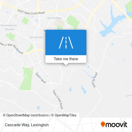 Mapa de Cascade Way