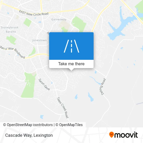 Cascade Way map