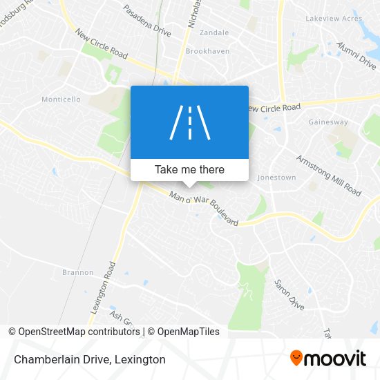 Chamberlain Drive map