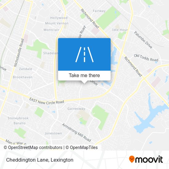 Mapa de Cheddington Lane