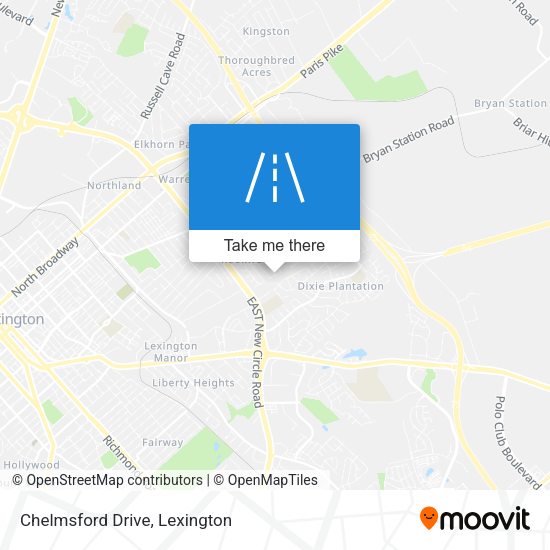 Chelmsford Drive map