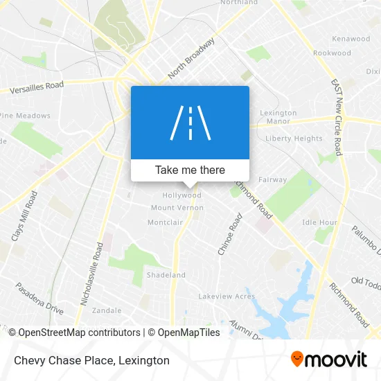 Chevy Chase Place map