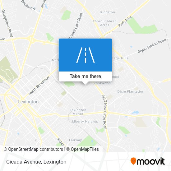 Mapa de Cicada Avenue
