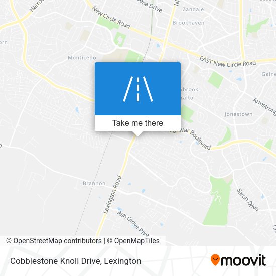 Cobblestone Knoll Drive map