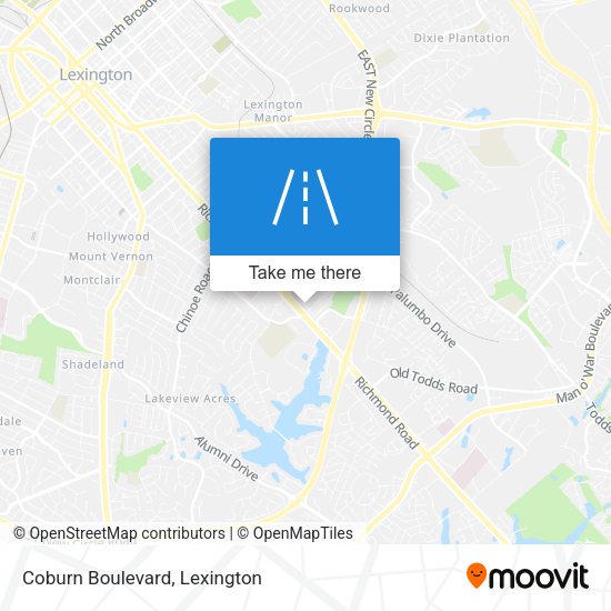 Mapa de Coburn Boulevard