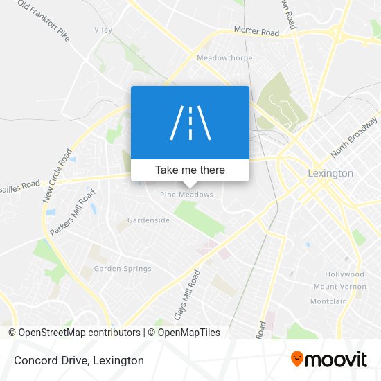 Mapa de Concord Drive