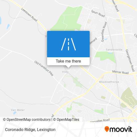Mapa de Coronado Ridge