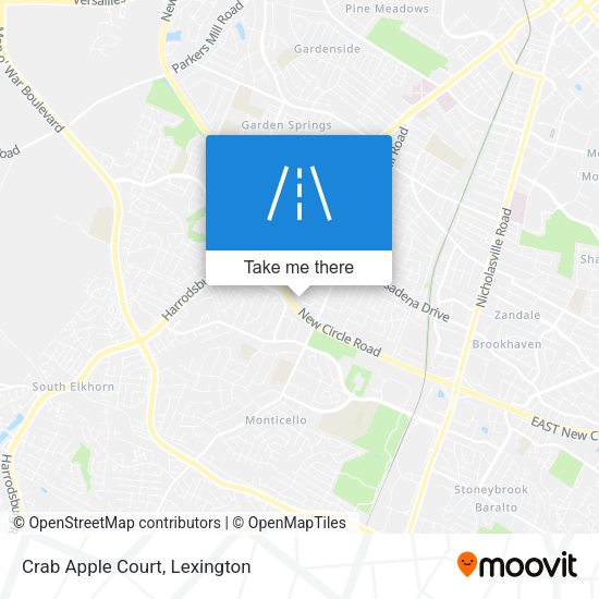 Mapa de Crab Apple Court