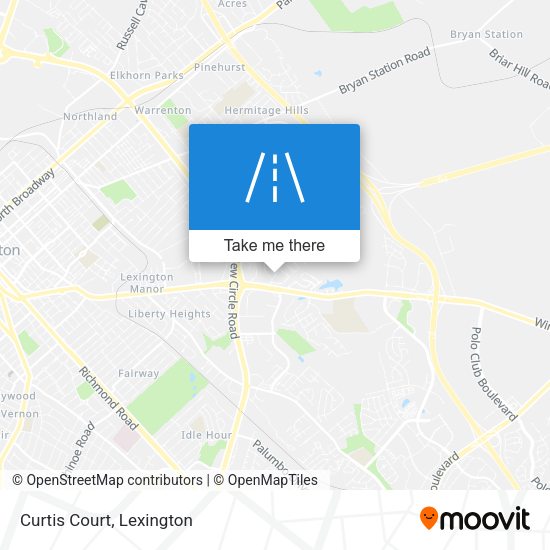 Mapa de Curtis Court