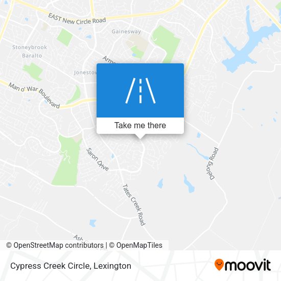 Mapa de Cypress Creek Circle