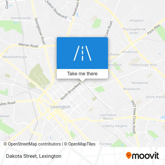 Mapa de Dakota Street