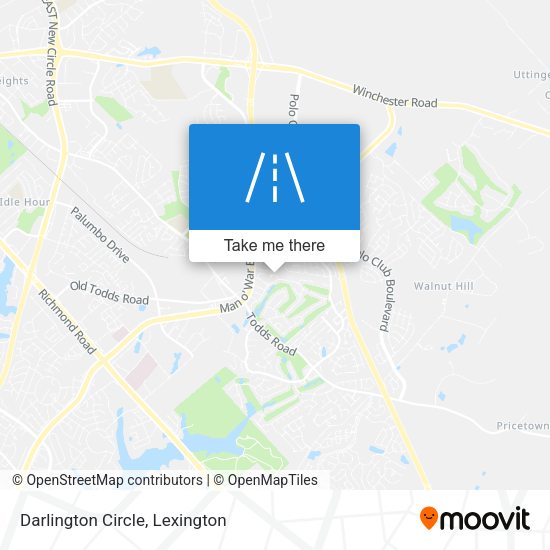 Darlington Circle map