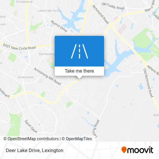 Deer Lake Drive map