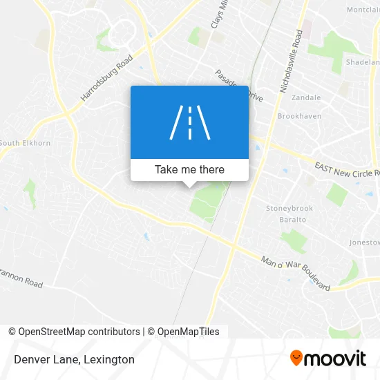 Denver Lane map